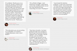 Fashion Design Student Testimonials La Mode College