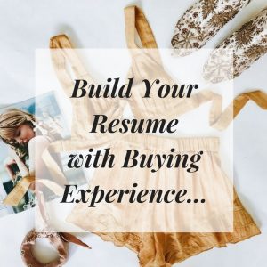 GET FASHION BUYING TRAINING HERE