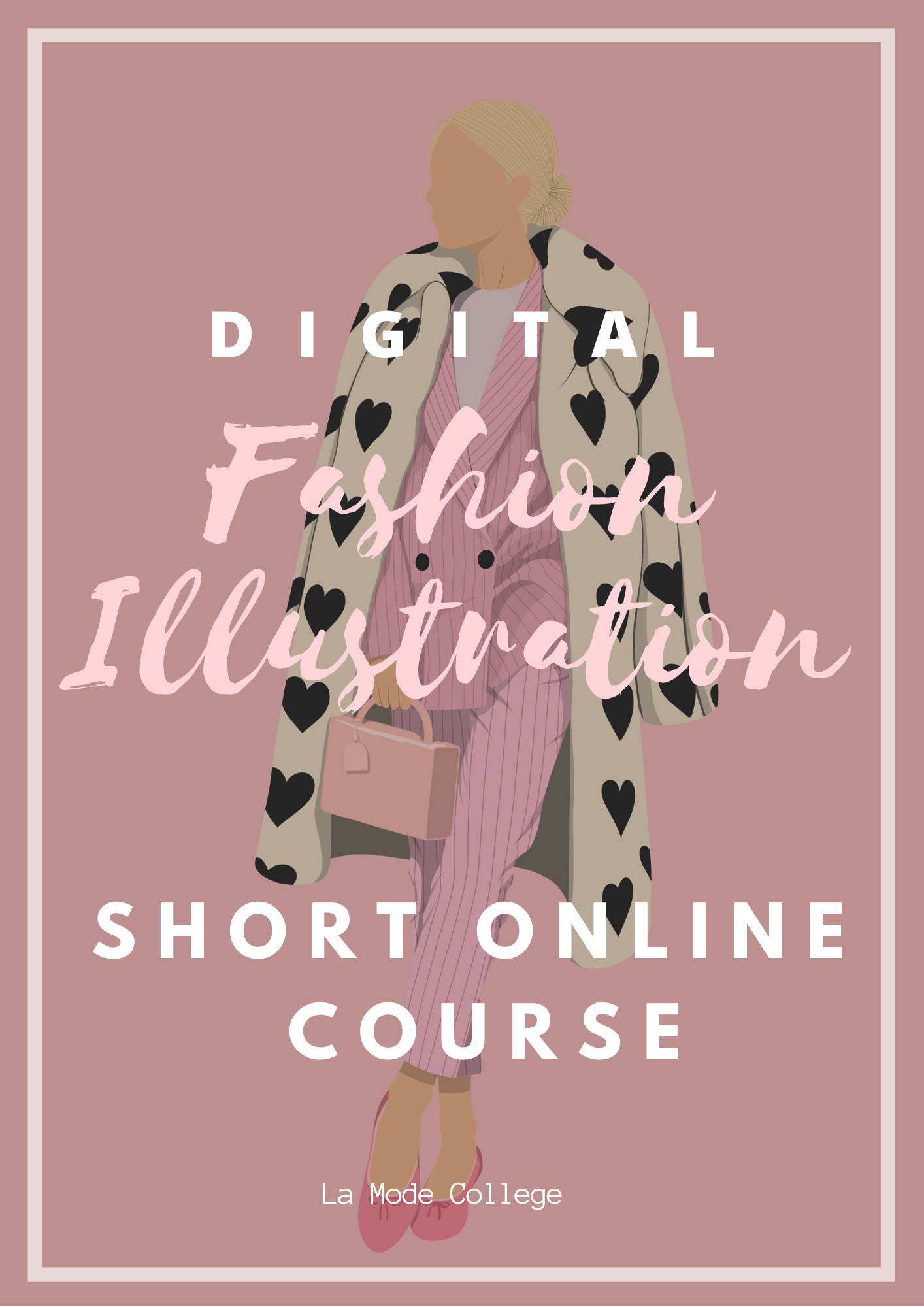 Digital Fashion Illustration Course London UK short course and classes by La Mode College