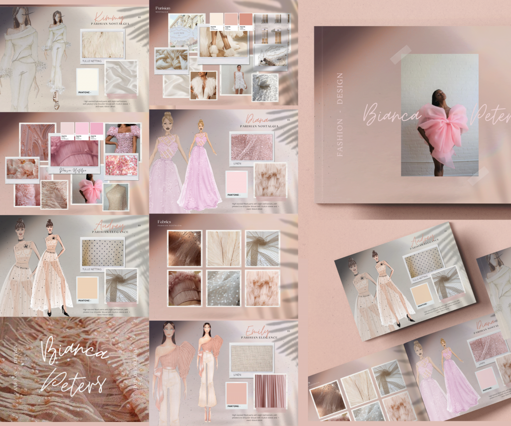 Fashion Design Portfolio Template La Mode College